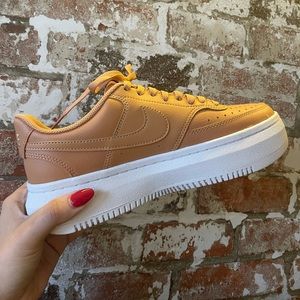 Nike Court Vision Cognac Sneakers Size 10